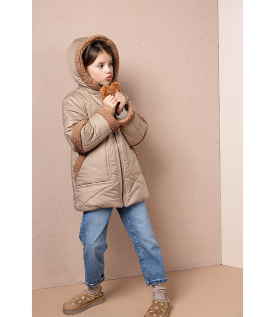 NONO Meisjes Winterjas Betty