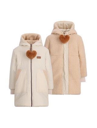 NONO Meisjes Winterjas Betty