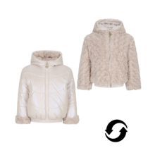 Le Chic Meisjes Winterjas BORDO