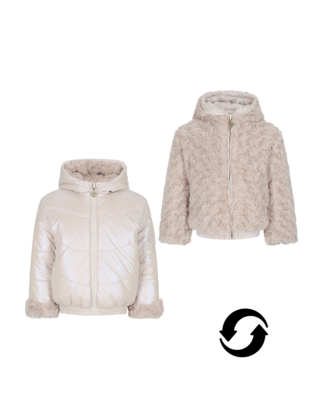 Le Chic Meisjes Winterjas BORDO