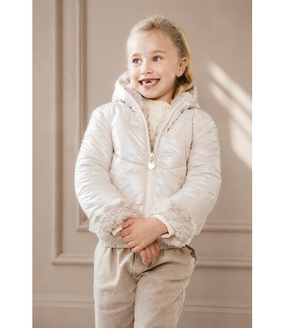 Le Chic Meisjes Winterjas BORDO