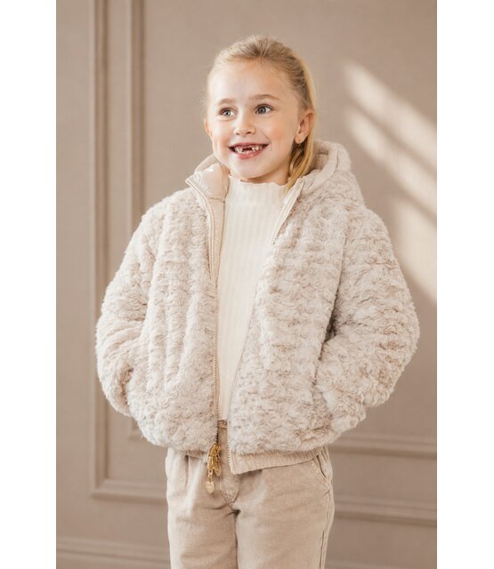 Le Chic Meisjes Winterjas BORDO