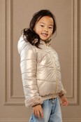 Le Chic Meisjes Winterjas BORDO