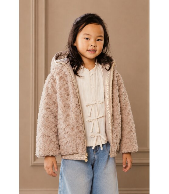 Le Chic Meisjes Winterjas BORDO
