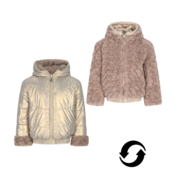 Le Chic Meisjes Winterjas BORDO