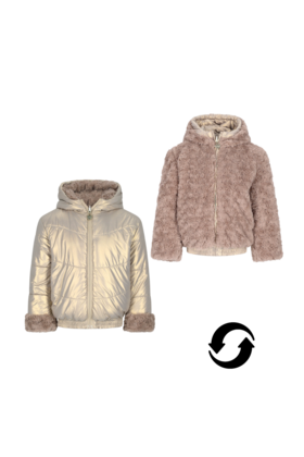 Le Chic Meisjes Winterjas BORDO