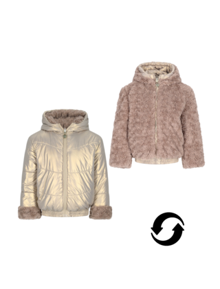 Le Chic Meisjes Winterjas BORDO