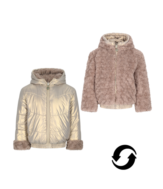 Le Chic Meisjes Winterjas BORDO