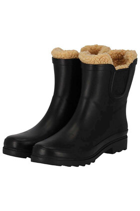 XQ Footwear Chelsea Regenlaarzen Fake fur voering/ Rubber