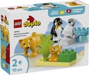 LEGO Duplo Families van wilde dieren: pinguïns en leeuwen