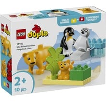 LEGO Duplo Families van wilde dieren: pinguïns en leeuwen
