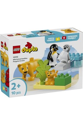 LEGO Duplo Families van wilde dieren: pinguïns en leeuwen