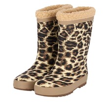 XQ Footwear Regenlaarzen kids Fake Fur voering/ Print