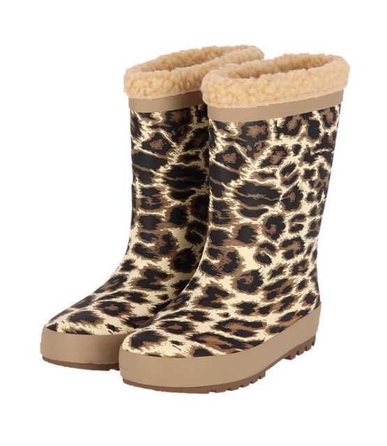 XQ Footwear Regenlaarzen kids Fake Fur voering/ Print