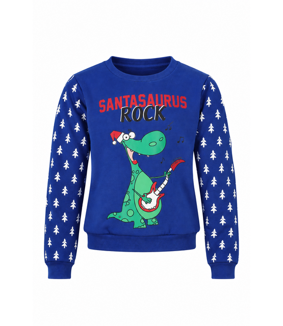 Apollo Jongens Kersttrui Santasaurus