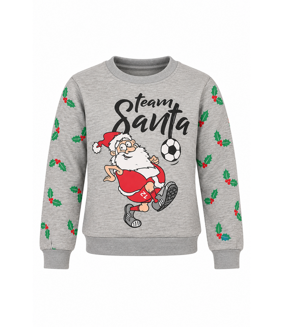 Apollo Jongens Kersttrui Voetballende Kerstman