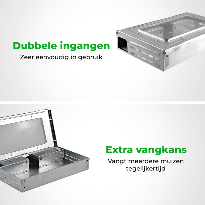 VerminBuster Diervriendelijke Muizenval voor meerdere muizen