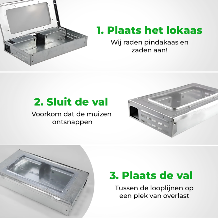 VerminBuster Diervriendelijke Muizenval voor meerdere muizen