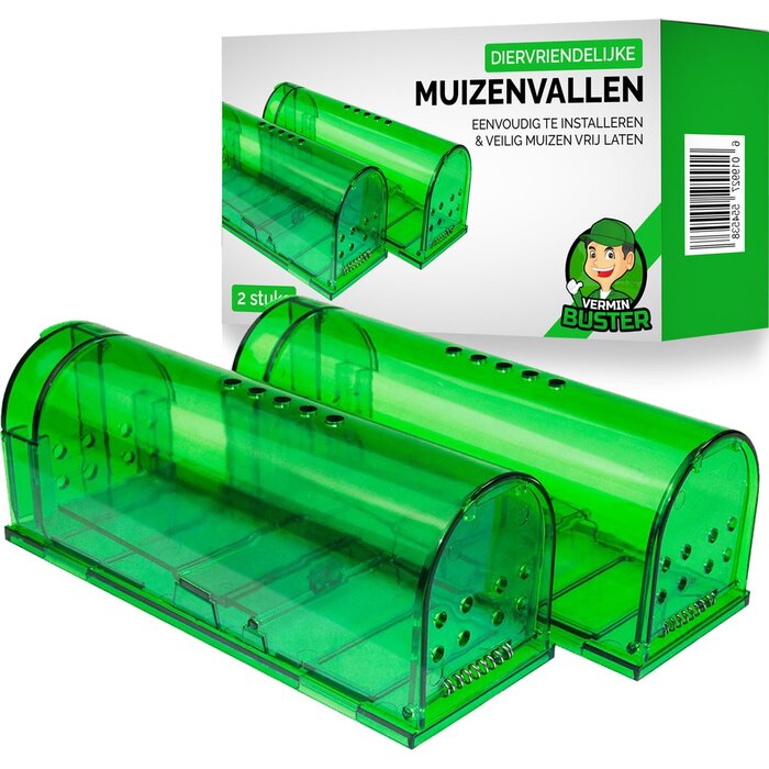VerminBuster Diervriendelijke Muizenval (2 stuks)