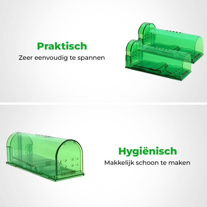 VerminBuster Diervriendelijke Muizenval (2 stuks)