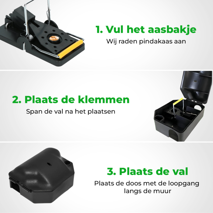 VerminBuster Muizenvoerdoos met Muizenval