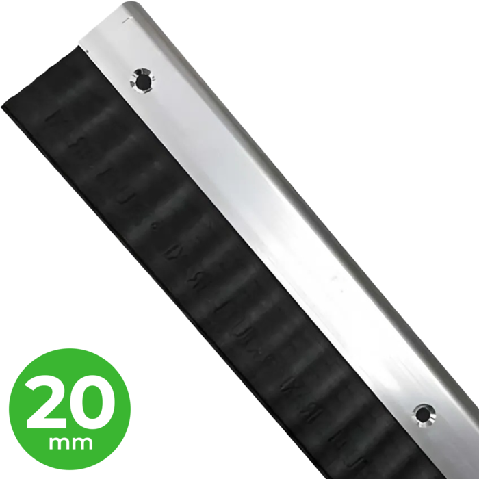 Raxit Deurstrip 20mm met bevestiging - 1 meter