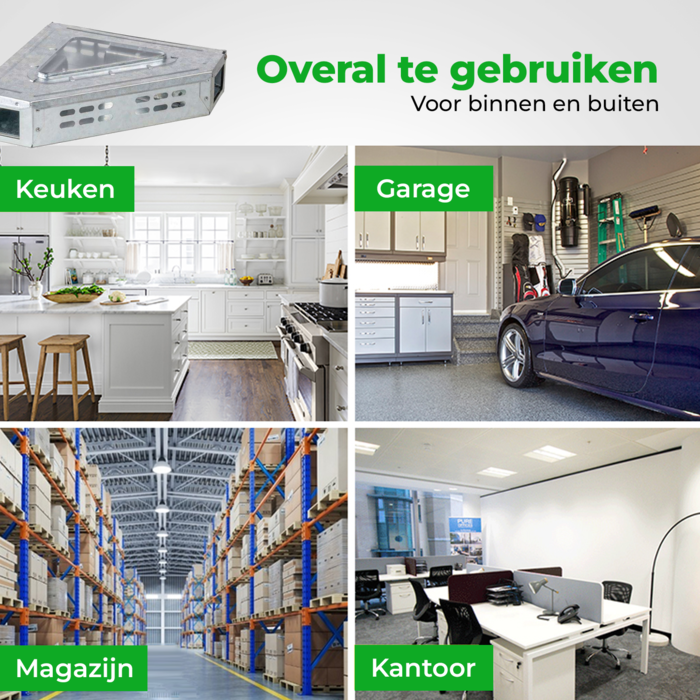 VerminBuster Inloopval Muis Driehoek