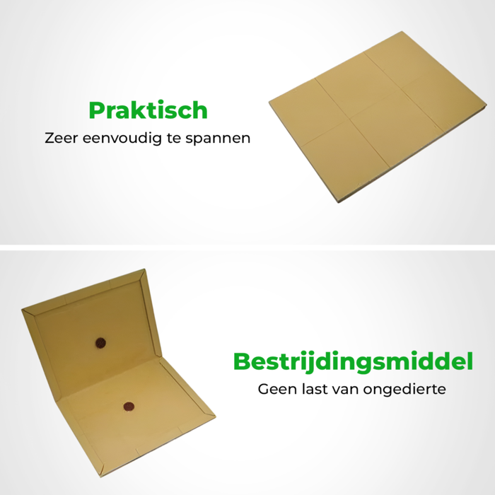 VerminBuster Lijmval Ratten & Muizen (A4) Bruin