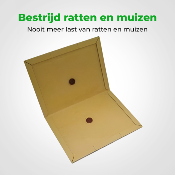 VerminBuster Lijmval Ratten & Muizen (A4) Bruin