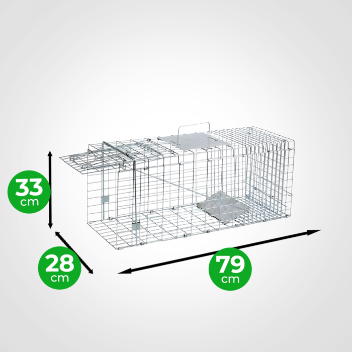 VerminBuster Opvouwbare Vangkooi Kat - 79 x 28 x 33cm