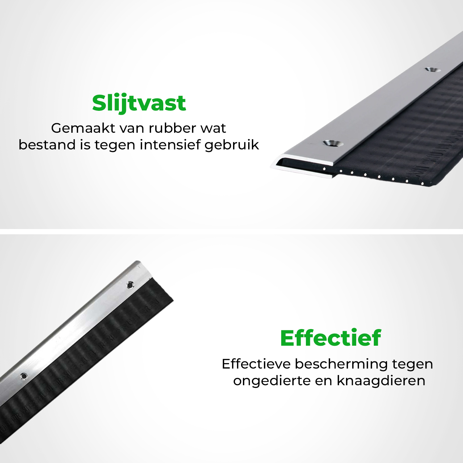 Raxit Deurstrip 40mm met bevestiging - 1 meter