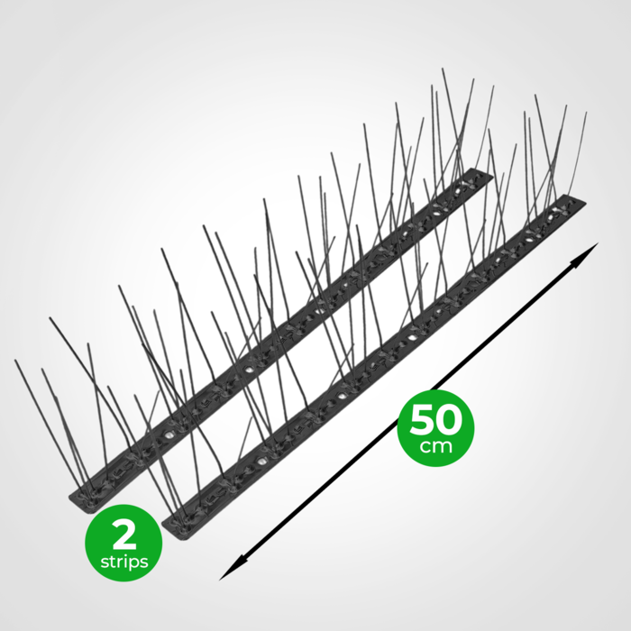 VerminBuster Duivenpinnen RVS Zwart - 1 meter