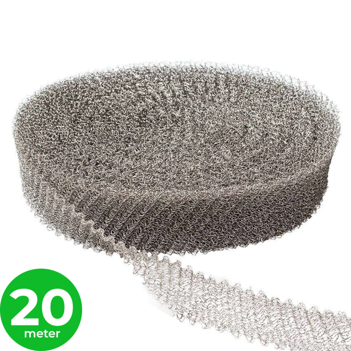 VerminBuster Muizengaas RVS - 20m x 5cm