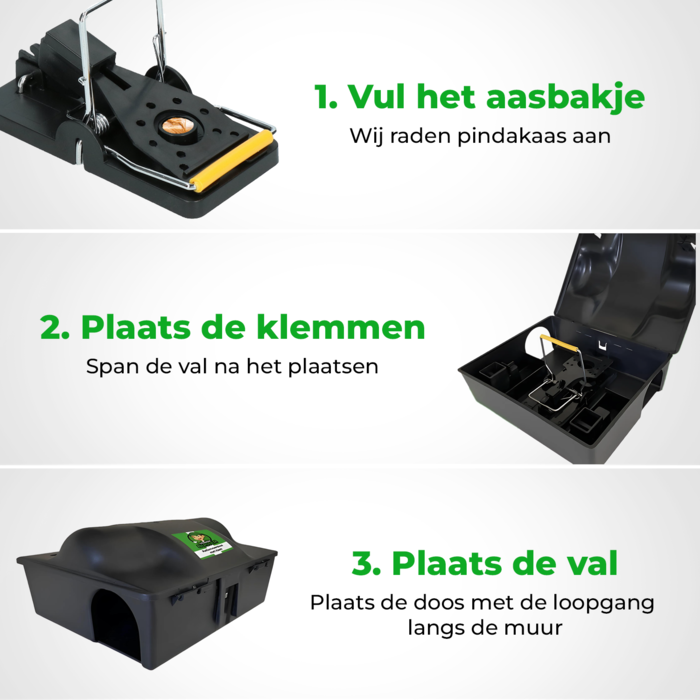 VerminBuster Rattenvoerdoos met Klem