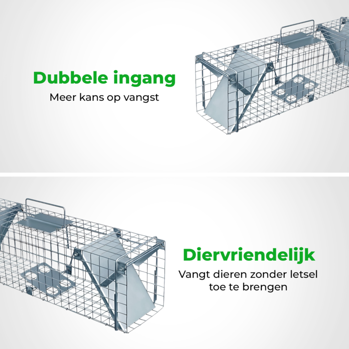 VerminBuster Ratten Vangkooi met 2 ingangen