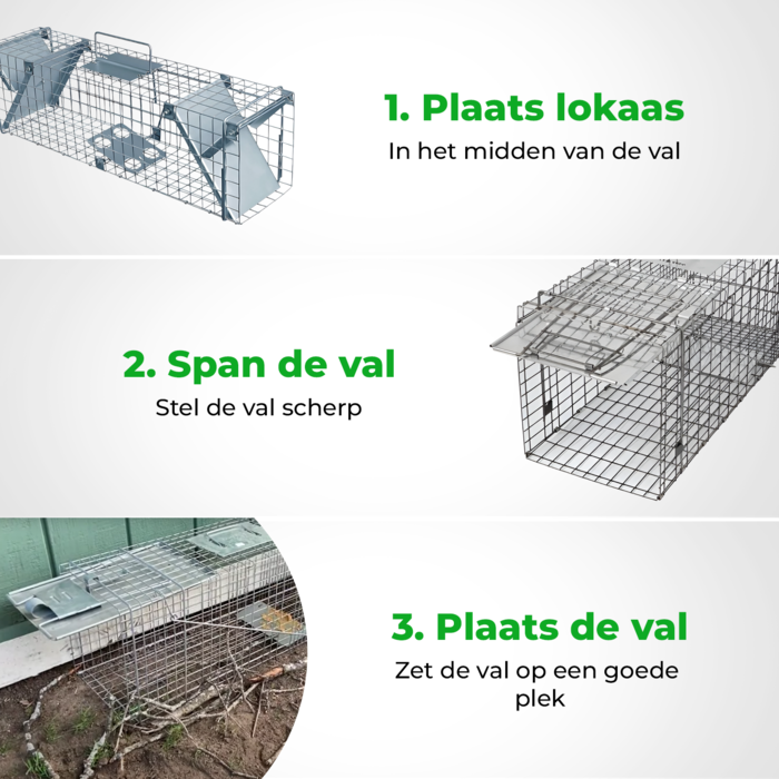 VerminBuster Ratten Vangkooi met 2 ingangen