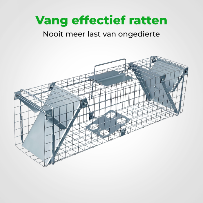 VerminBuster Ratten Vangkooi met 2 ingangen