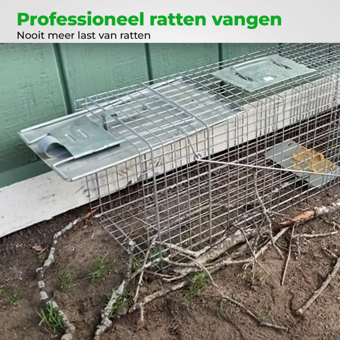 VerminBuster Ratten Vangkooi met 2 ingangen