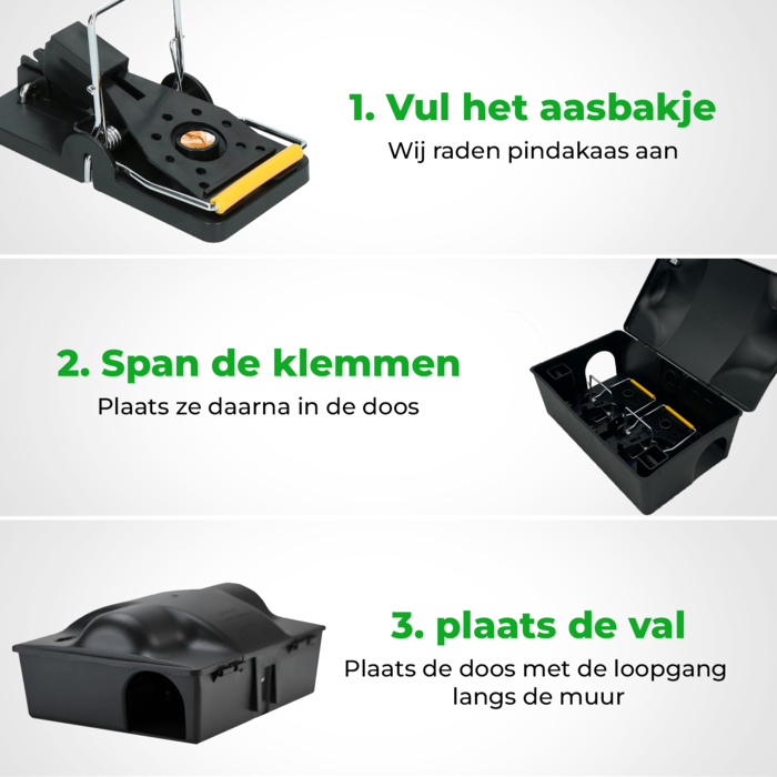 VerminBuster Rattenvoerdoos Multibox met Klemmen