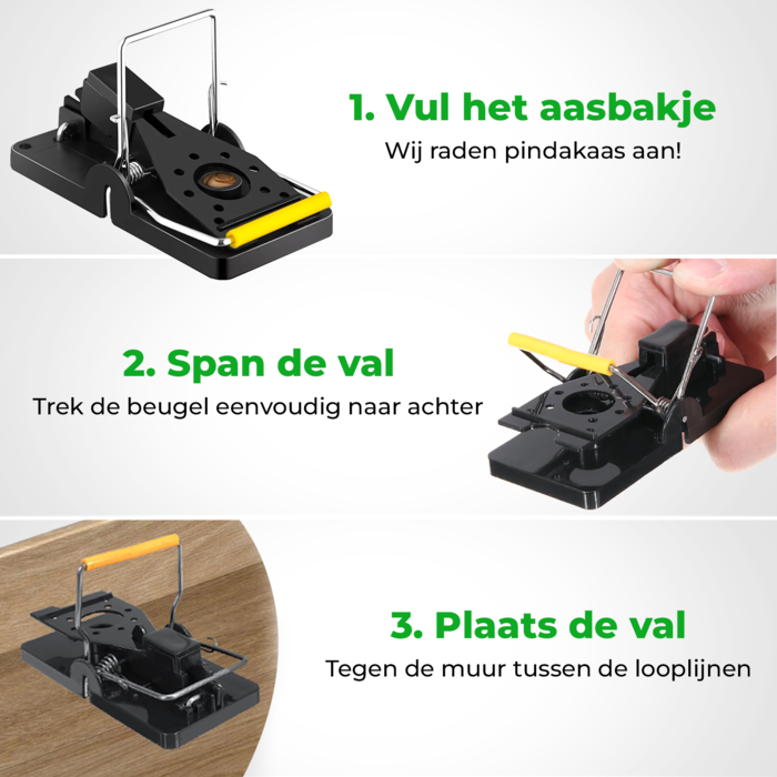 VerminBuster Muizenvallen (6 stuks)