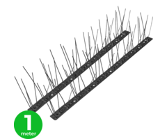 VerminBuster Duivenpinnen RVS Zwart - 1 meter