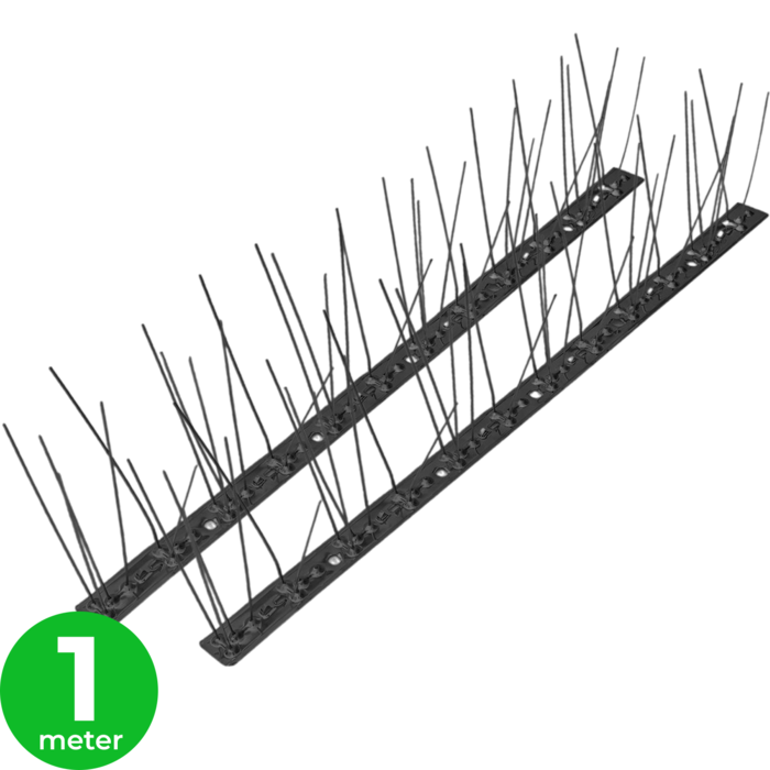 VerminBuster Duivenpinnen RVS Zwart - 1 meter