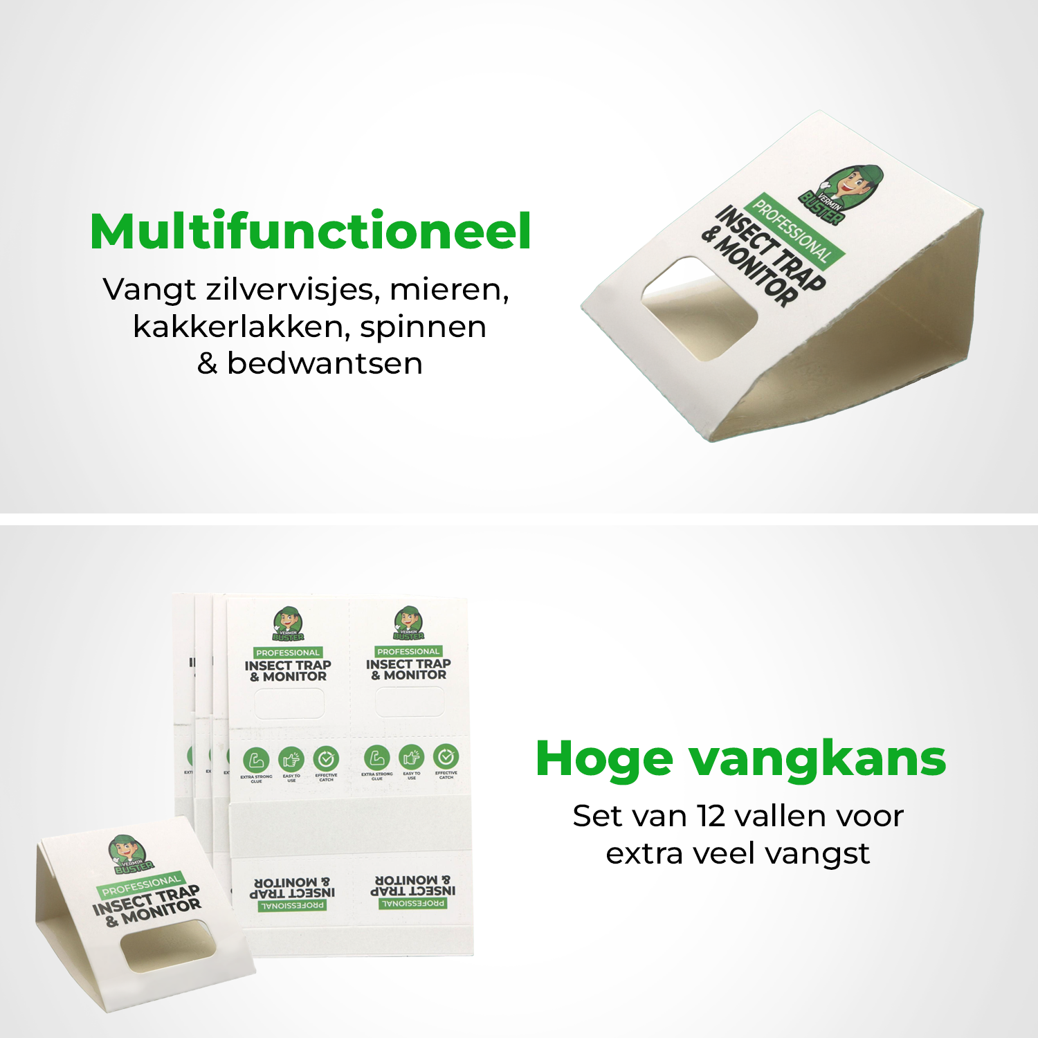 VerminBuster Insectenvallen - 12 stuks