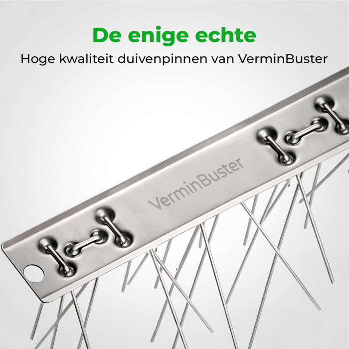 VerminBuster Duivenpinnen RVS - 1 meter