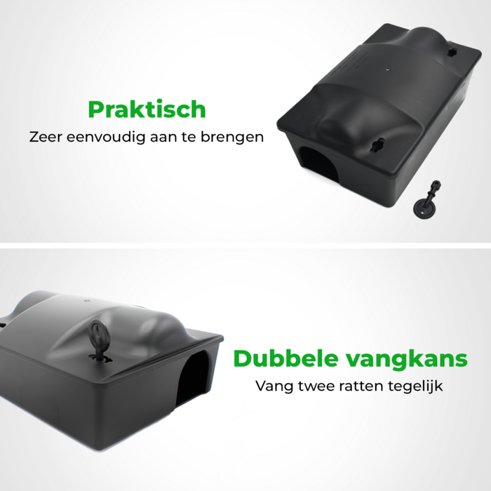 VerminBuster Rattenvoerdoos Multibox met Klemmen