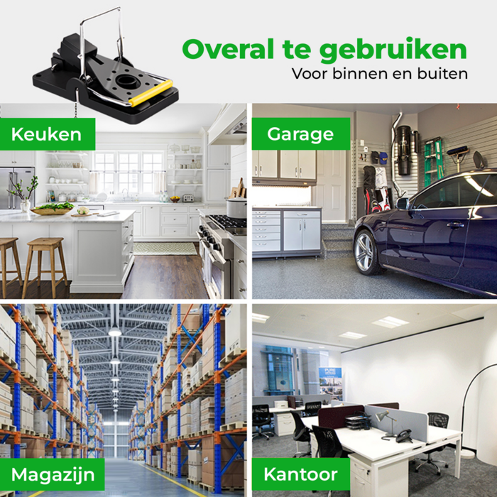 VerminBuster Rattenval Kunststof