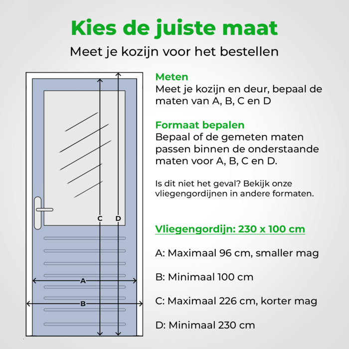 VerminBuster Vliegengordijn - 230 x 100 cm