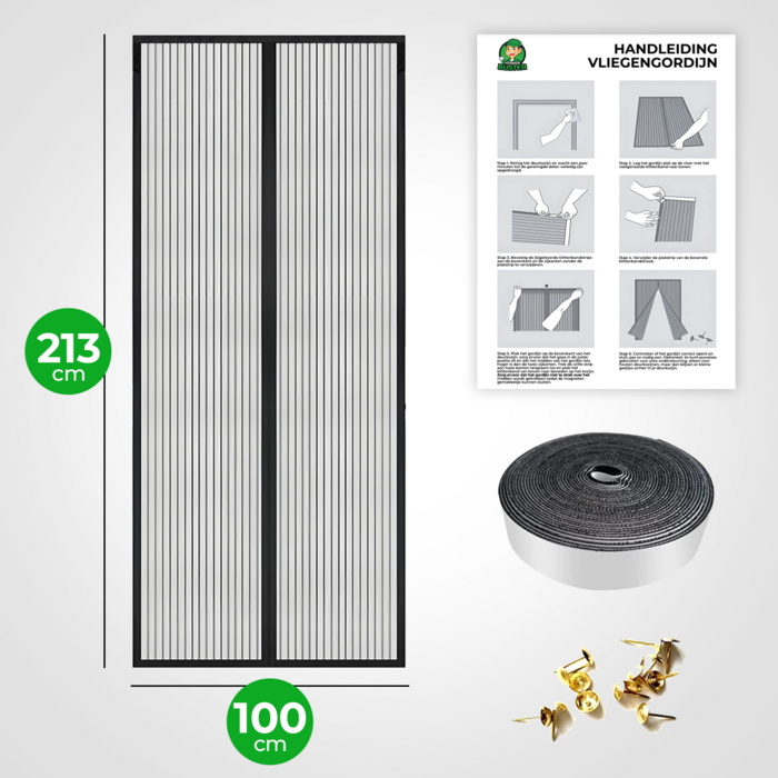 VerminBuster Vliegengordijn - 213 x 100 cm