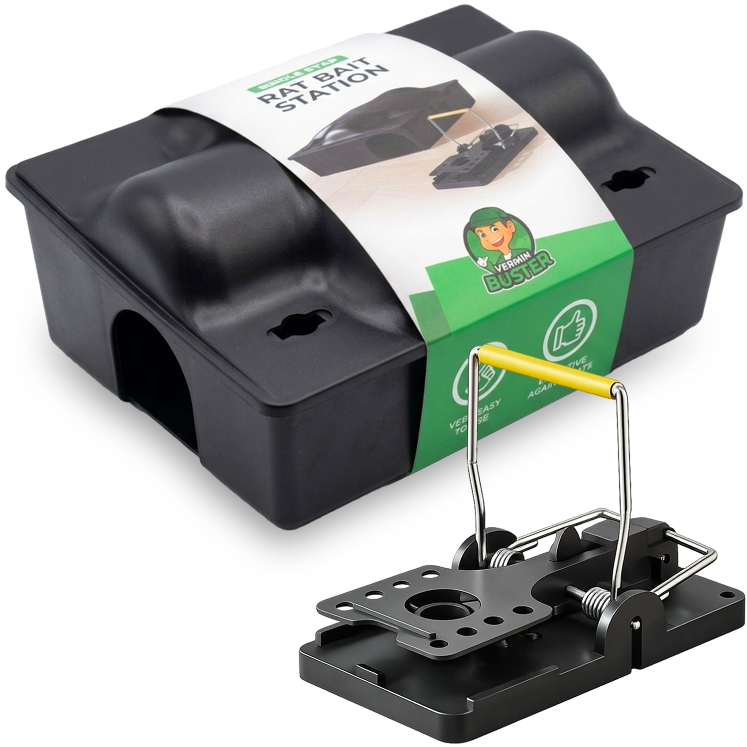 VerminBuster Rattenvoerdoos met Klem