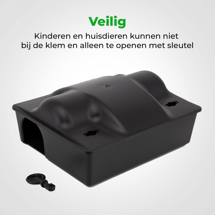 VerminBuster Rattenvoerdoos met Klem